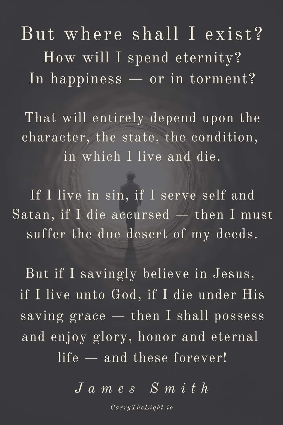 Where and how will you spend eternity? 