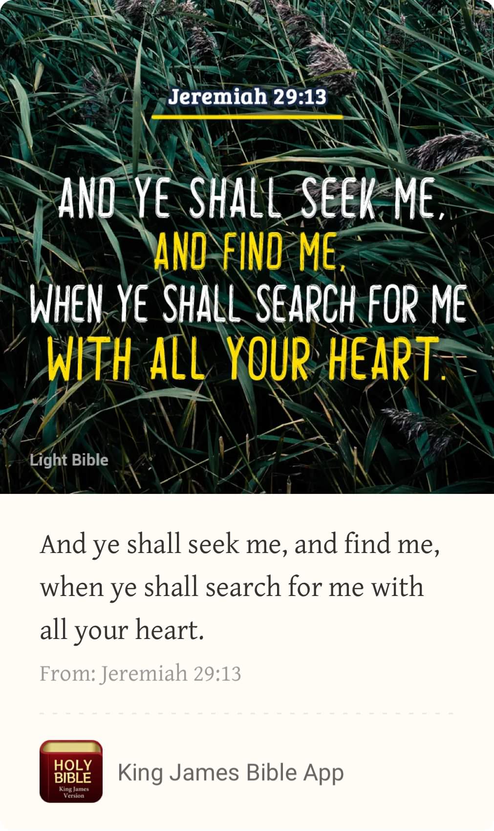 SEEK GOD WHILES THERE IS STILL TIME.