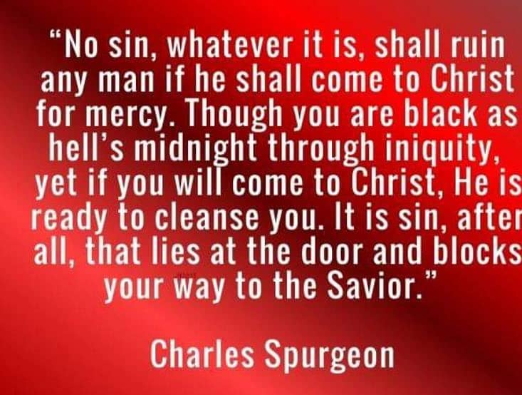 CHRIST IS BIGGER THAN YOUR SINS.
