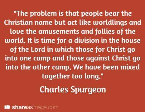 LOVE GOD, FORSAKE THE WORLD.