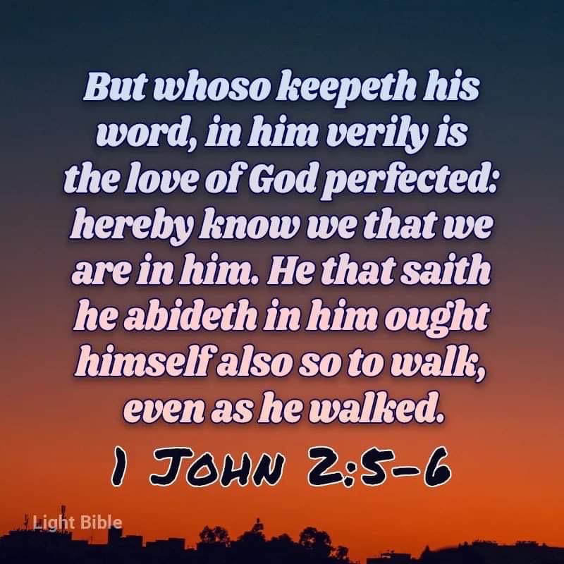IF YOU LOVE GOD, KEEP HIS COMMANDMENT.