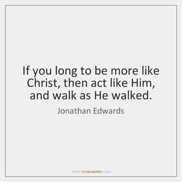 WALKING LIKE CHRIST