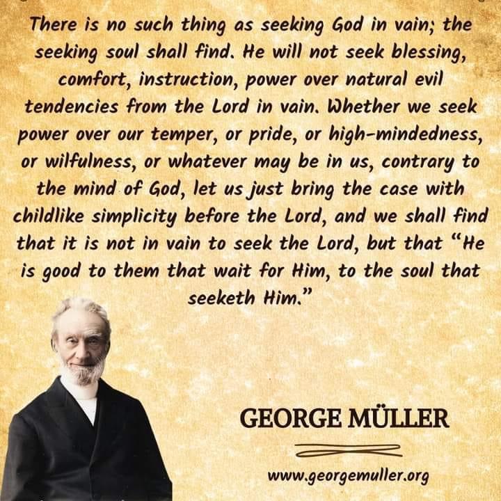 SEEKING GOD IS NO WASTE