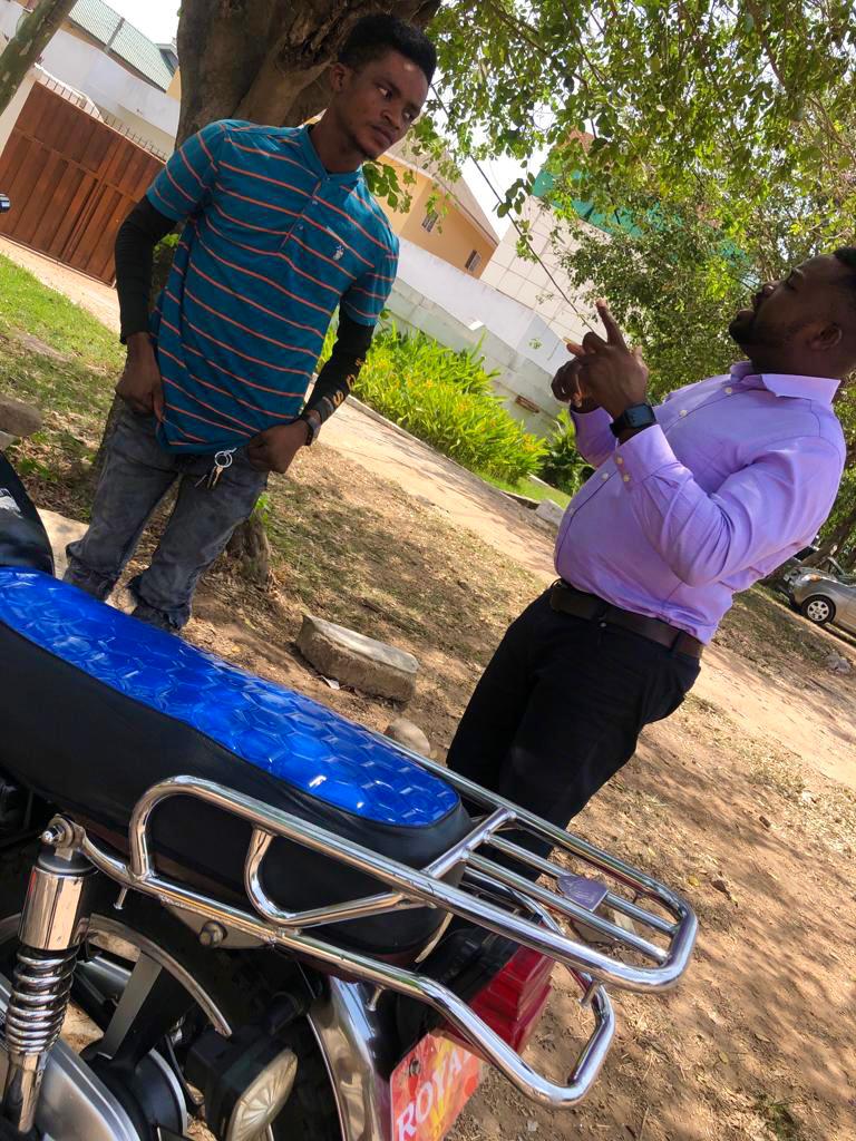 VISITATION AT PAPA'S PIZZA EAST LEGON.